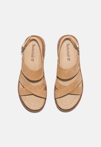 Timberland Platform sandals - medium beige nubuck