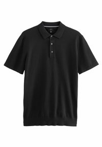 SHORT SLEEVE REGULAR FIT - Poloshirts - black