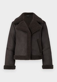 Vero Moda HARPER - Giacca in similpelle - chocolate torte
