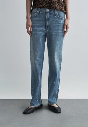 HARLOW STRAIGHT - Tiesaus kirpimo džinsai - blue