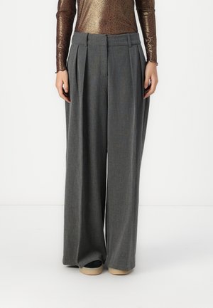 VMLOVELY PANT - Bukse - medium grey melange