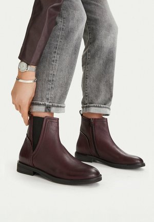 Mexx, MEXX ANKLE BOOTS WOMEN'S BURGUNDY 5906751439326 - Lage laarzen - burgundy