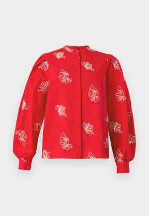 ADELE - Blusa - scarlet red/creme