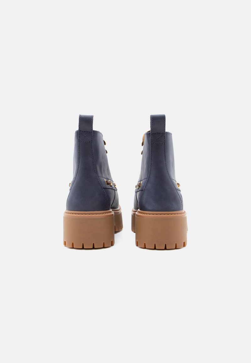 Timberland STONE STREET MID LACE BOOT - Kotníková obuv - dark blue
