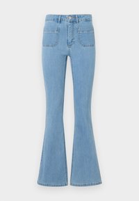 ONLWAUW POCKET FLARED BOZ - Flared jeans - light blue denim