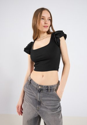 Even&Odd Basic T-shirt - black