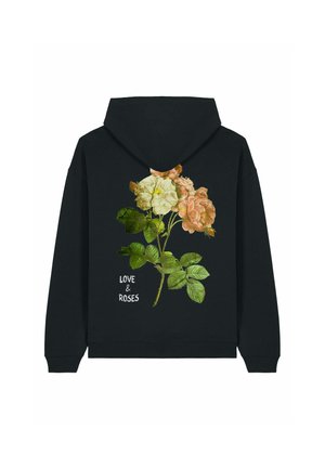 ROSES BACK PRINT - Hoodie - black