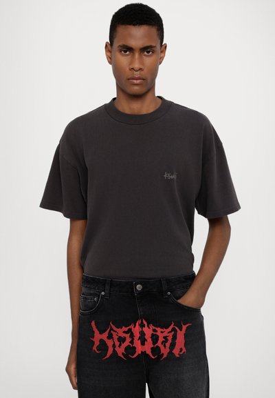 Ksubi MAXX SABBATH - Široke kavbojke - black