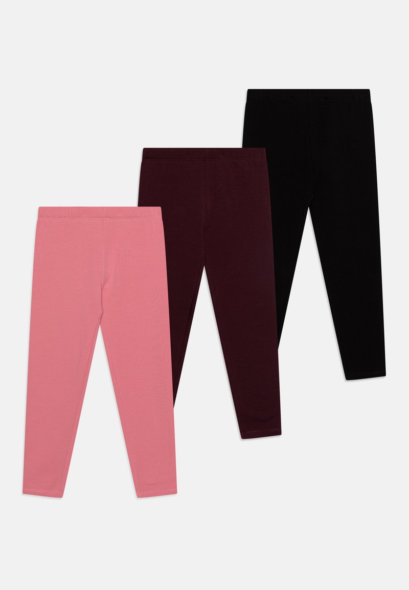 Lindex SOLID INSIDE 3 PACK - Leggings - Byxor - pink