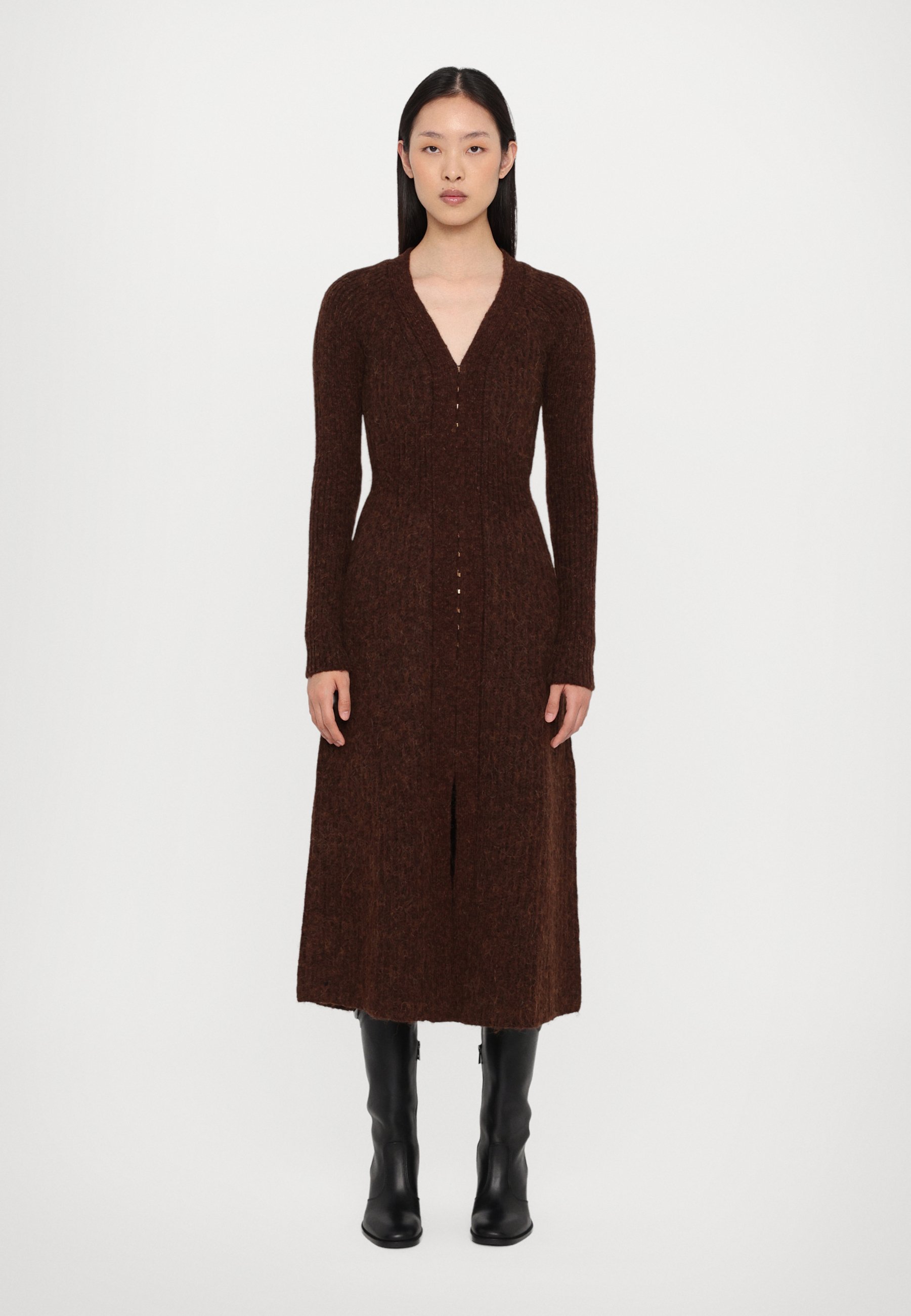 cult gaia bessiana knit dress Cult Gaia BESSIANA DRESS - Jumper dress - java/brown