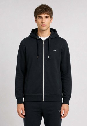 Sun68, FELPA CON ZIP - Felpa con zip - blu