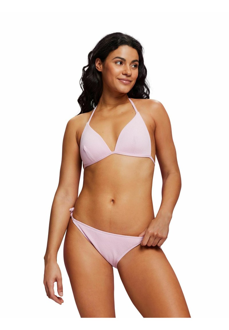 Esprit RECYCELT WATTIERTES Bikiniöverdel lilac/ljusrosa Zalando.se