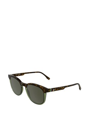 Sonnenbrille - havana/transparent light green