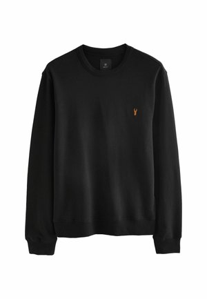 Next LIGHTWEIGHT CREW NECK - REGULAR FIT - Collegepaita - black