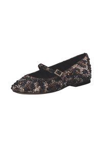 Steve Madden BRISSA-R - Ankle strap ballet pumps - leopard
