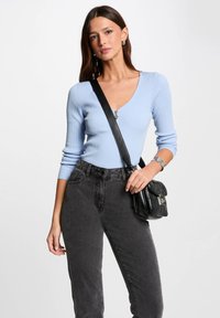 Morgan LONG-SLEEVED ZIPPED DETAIL - Maglione - bleu ciel