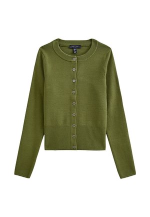 New Look, COMPACT  CREW NECK CARDIGAN - Strickjacke - green