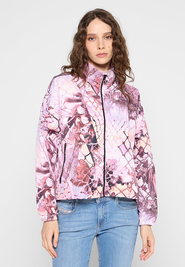 Diesel Lichte jas donkerroze