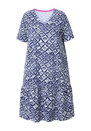LAURASØN 1/2 ARM V-AUSSCHNITT - Jerseykleid - violet blue