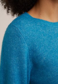 WE Fashion Stickad tröja - stone blue denim