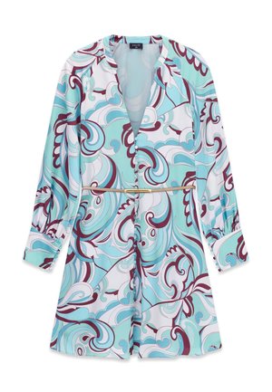 MARCIANO BY GUESS, MARCIANO FIT UND FLARE MINI KLEID - Shirt dress - hellblau