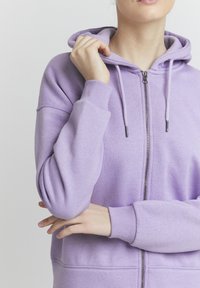 Oxmo OXHOLUNDER - Felpa con zip - sand verbena