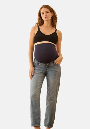 TALL FIT - PREMIUM ORGANIC OVERBUMP MATERNITY - Jeans slim fit - blue
