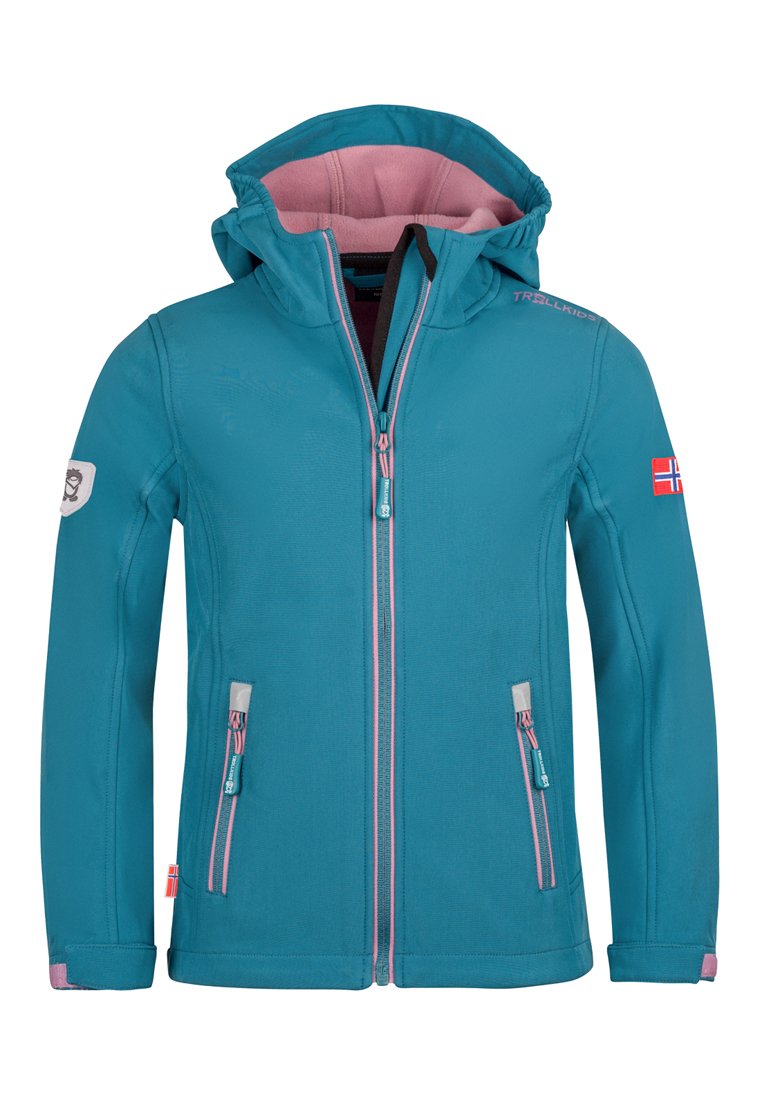 Trollkids Softshelljas petrol Trollkids Softshelljas petrol