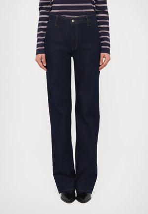 THE STRAIGHT TROUSER - Bootcut-teksad - rinse