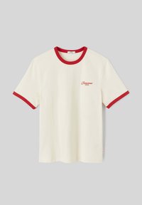 BZB CONTRASTÉ - T-shirt imprimé - naturel