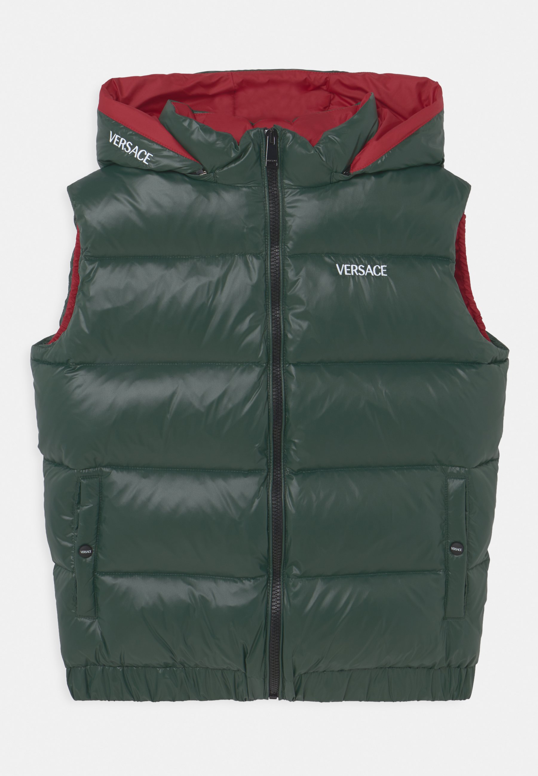 Versace OUTERWEAR - Smanicato - verde militare/rosso/bianco/cachi -  Zalando.it