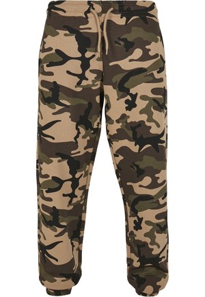 Urban Classics BASIC CAMO  - Pantalones deportivos - wood camouflage