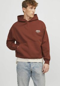 Jack & Jones Hoodie -  brown