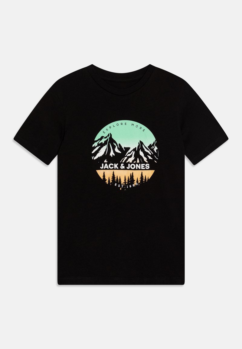 Jack & Jones Junior JJPEAK TEE CREW NECK - Camiseta estampada - black