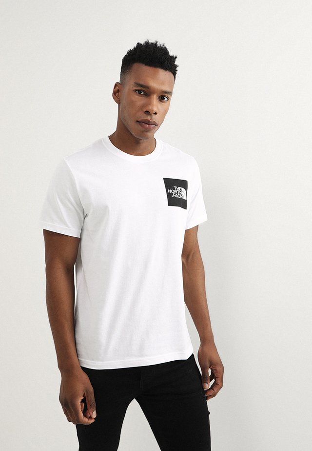 FINE TEE - T-Shirt print - white/black