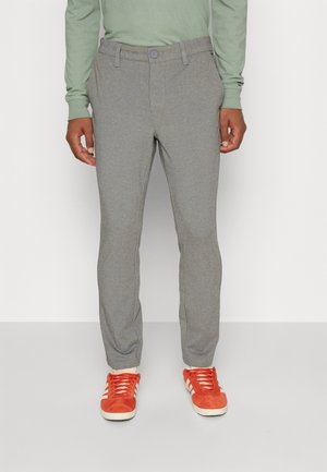 ONSMARK TAP CROP PANT - Vászonnadrágok - medium grey melange