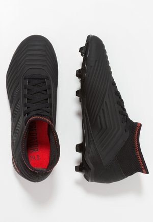 PREDATOR 19.3 FG - Chaussures de football pour terrain sec - core black/active red