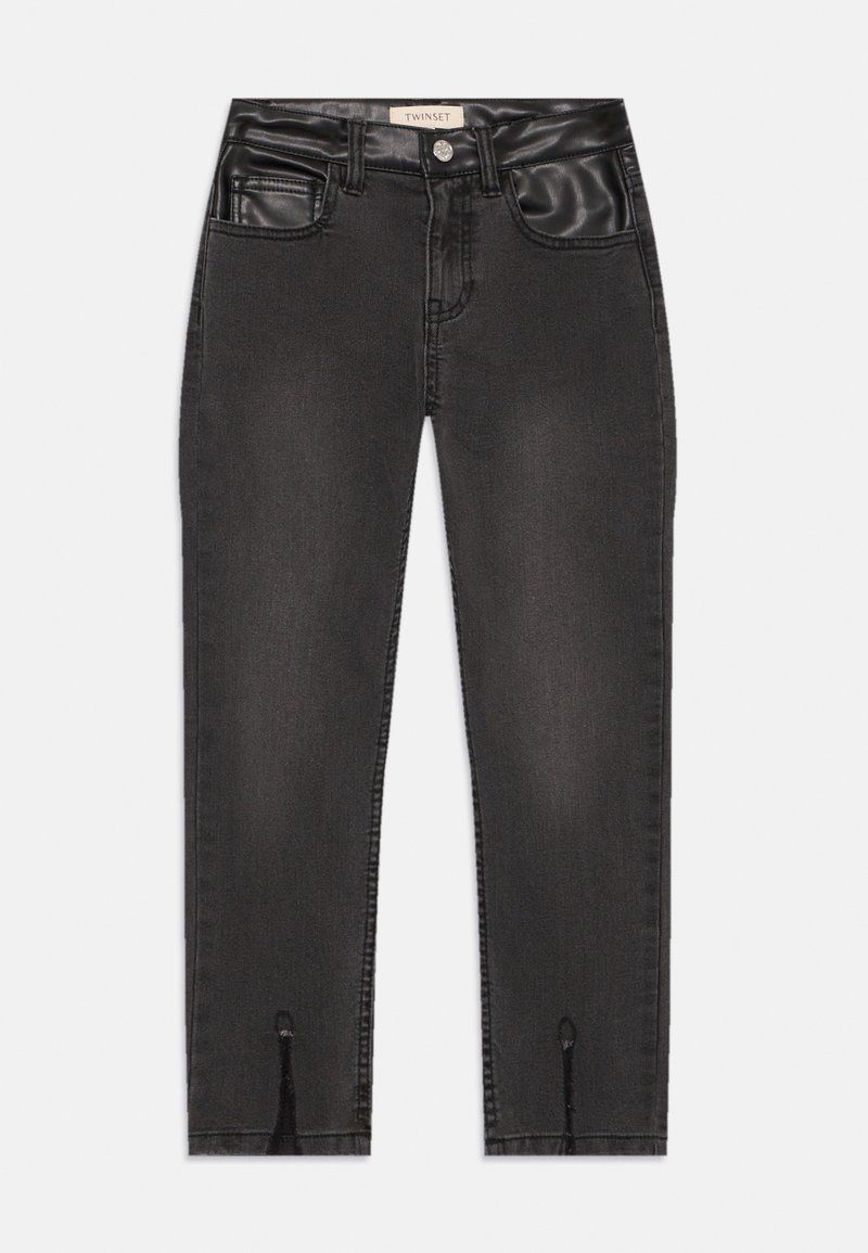 TWINSET Slim fit jeans zwart