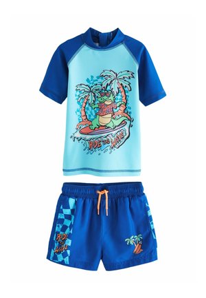 SUNSAFE SET - REGULAR FIT - Träningsbyxor - blue croc