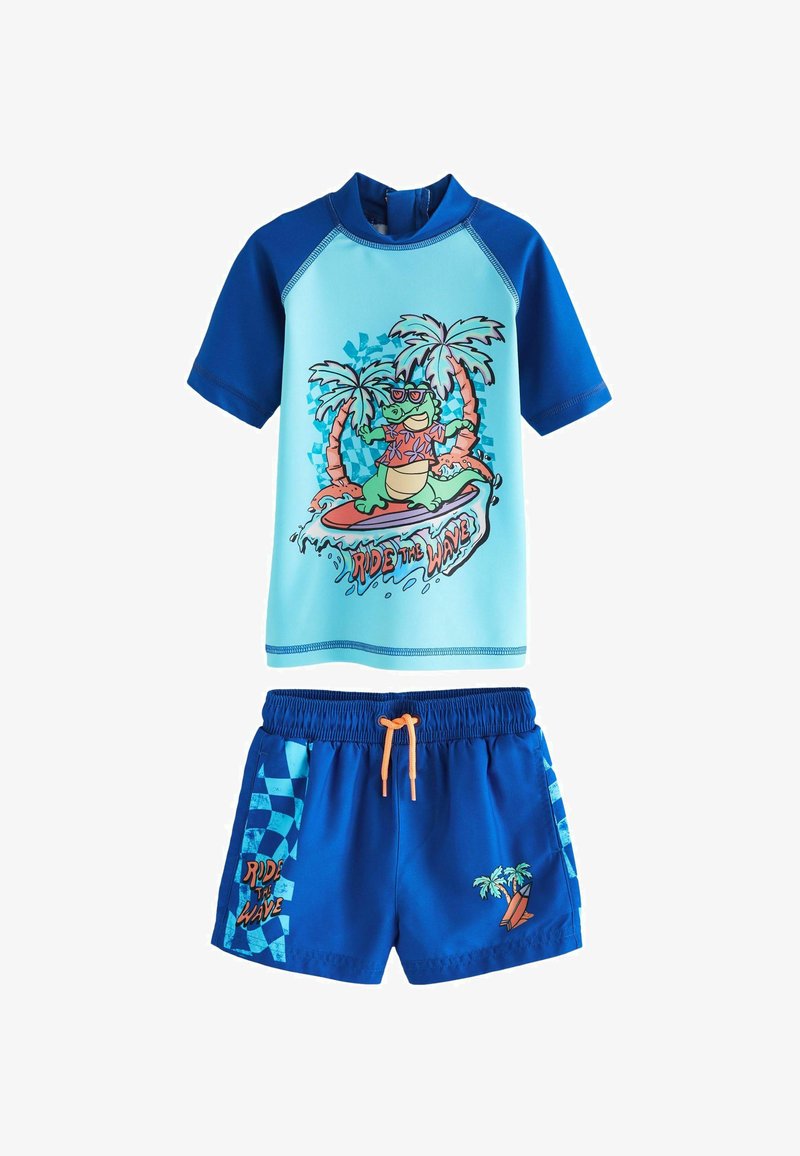 Next SUNSAFE SET - REGULAR FIT - Træningsbukser - blue croc