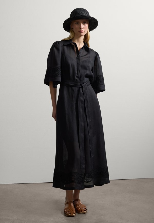 WITH BRODERIE ANGLAISE - Blusenkleid