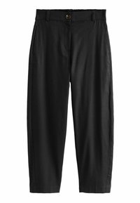 PETITE FIT - ELASTICATED WAIST BARREL  - Hlače - black