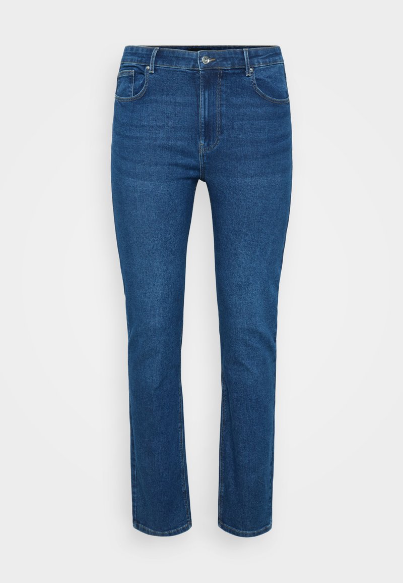 ONLY Carmakoma Straight leg jeans blauw denim/bluedenim
