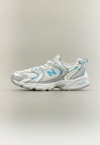 Non selezionato, silver-coloured metallic/blue glaze