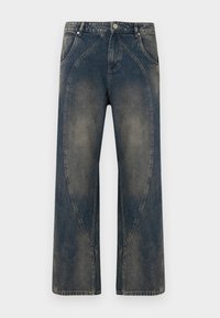 RIGID BALLOON CUTLINE - Baggy jeans - dark blue vintage