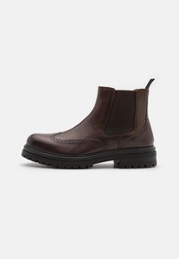 LEATHER - Klasické členkové čižmy - brown