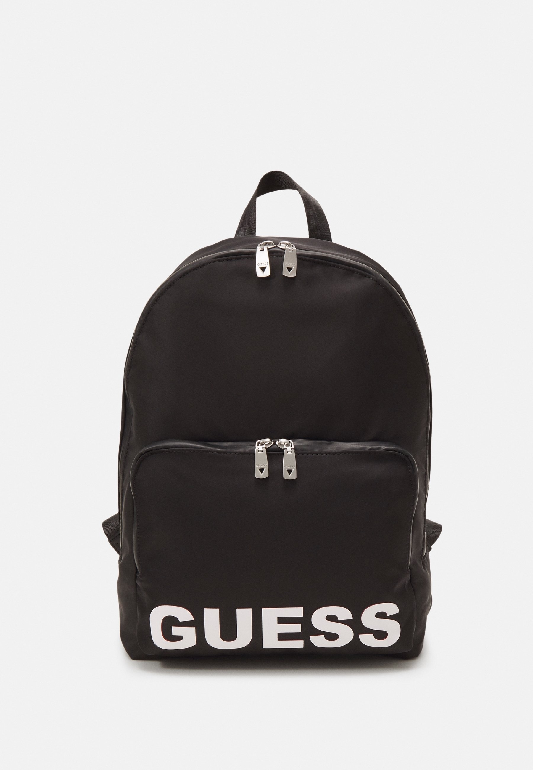 GUESS Black Nylon Backpack with Front Zip Pocket 90s Guess Black Nylon Backpack – Hotbox Vintage main image 2