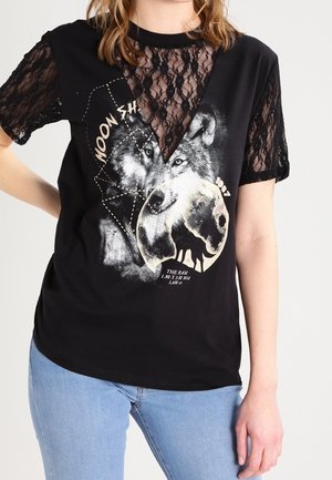 T-shirt imprimé - black