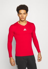 adidas Performance - TEAM BASE TEE - Hemd - red Miniatuurafbeelding 1