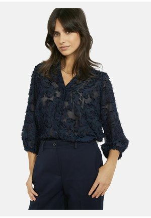 TEXTURED - Blūze - navy basic